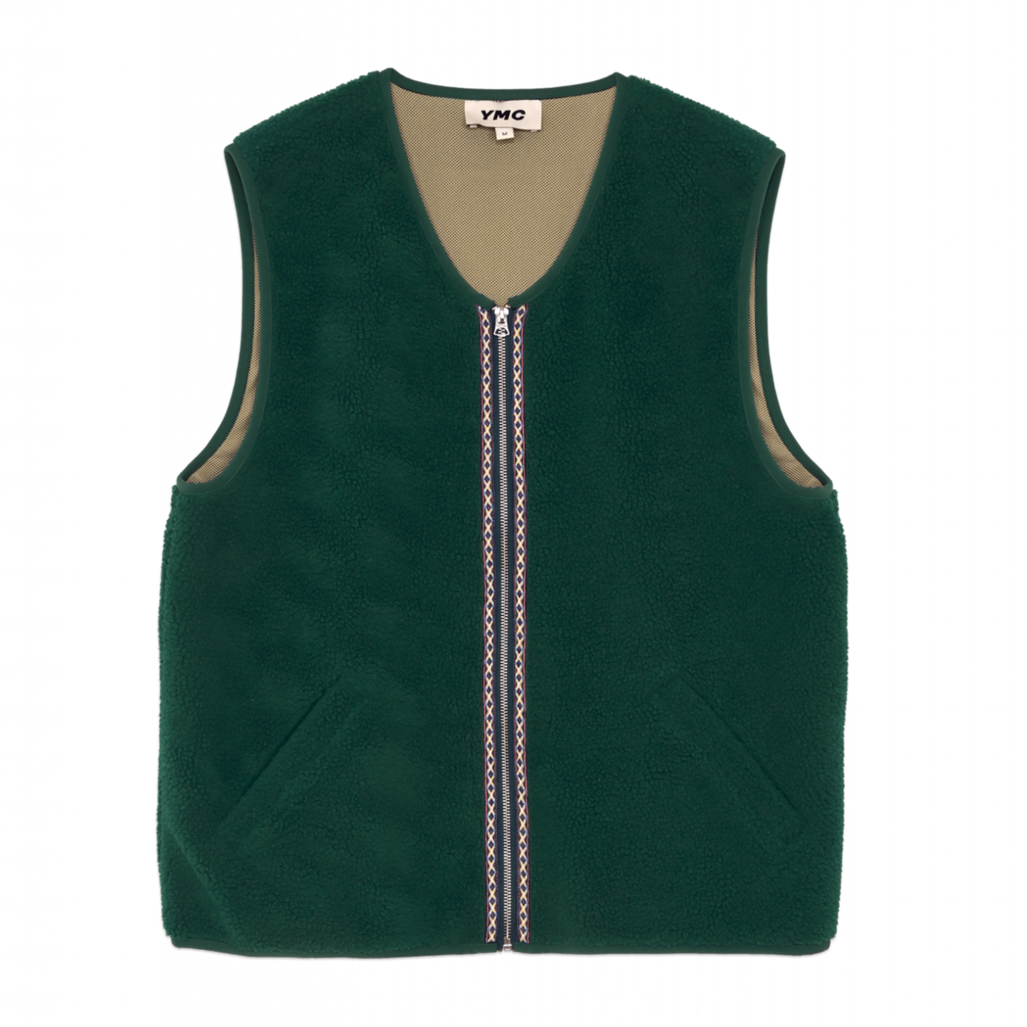 YMC Utah Waistcoat - Green