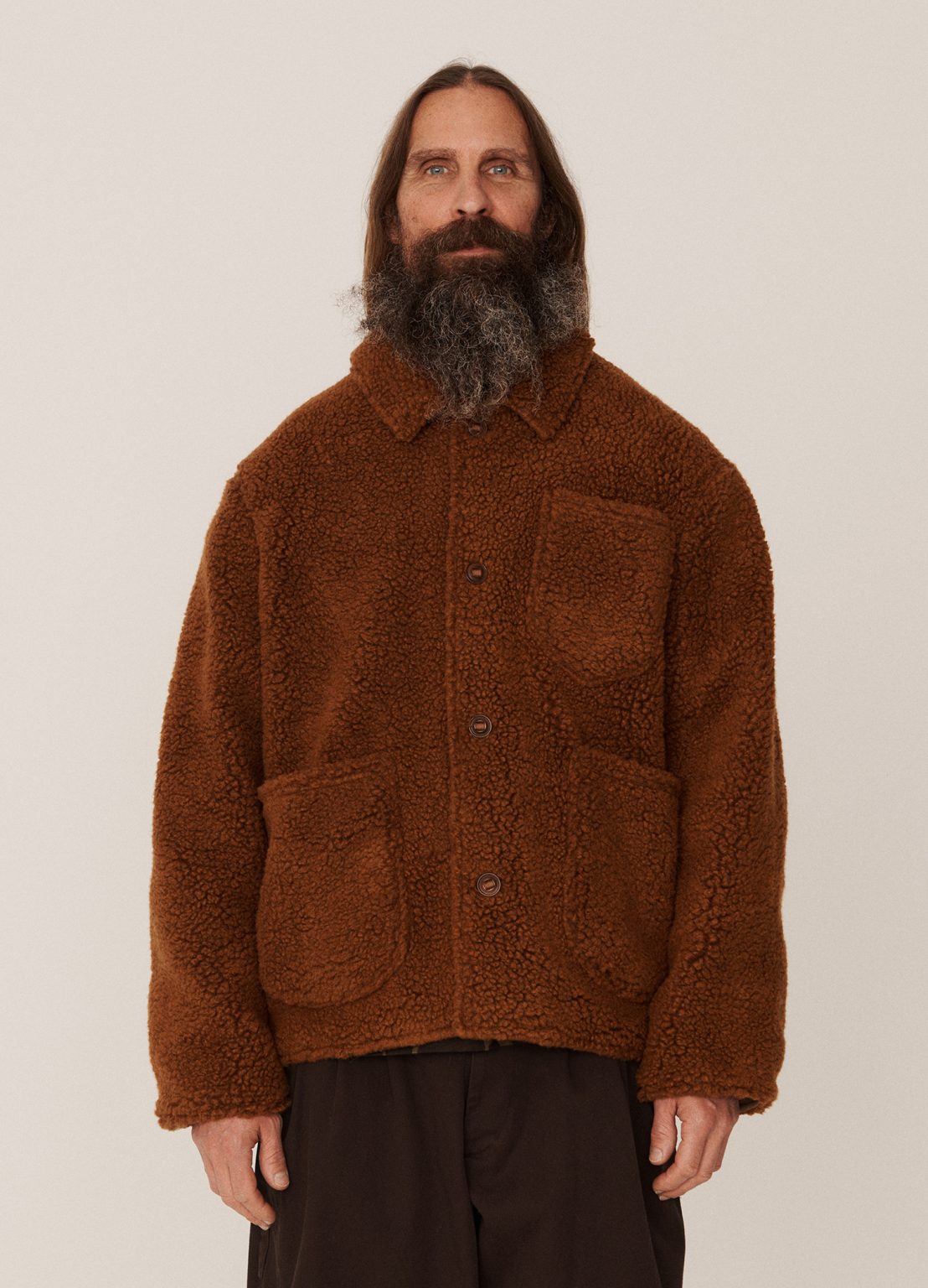 YMC Labour Chore jacket - Rust