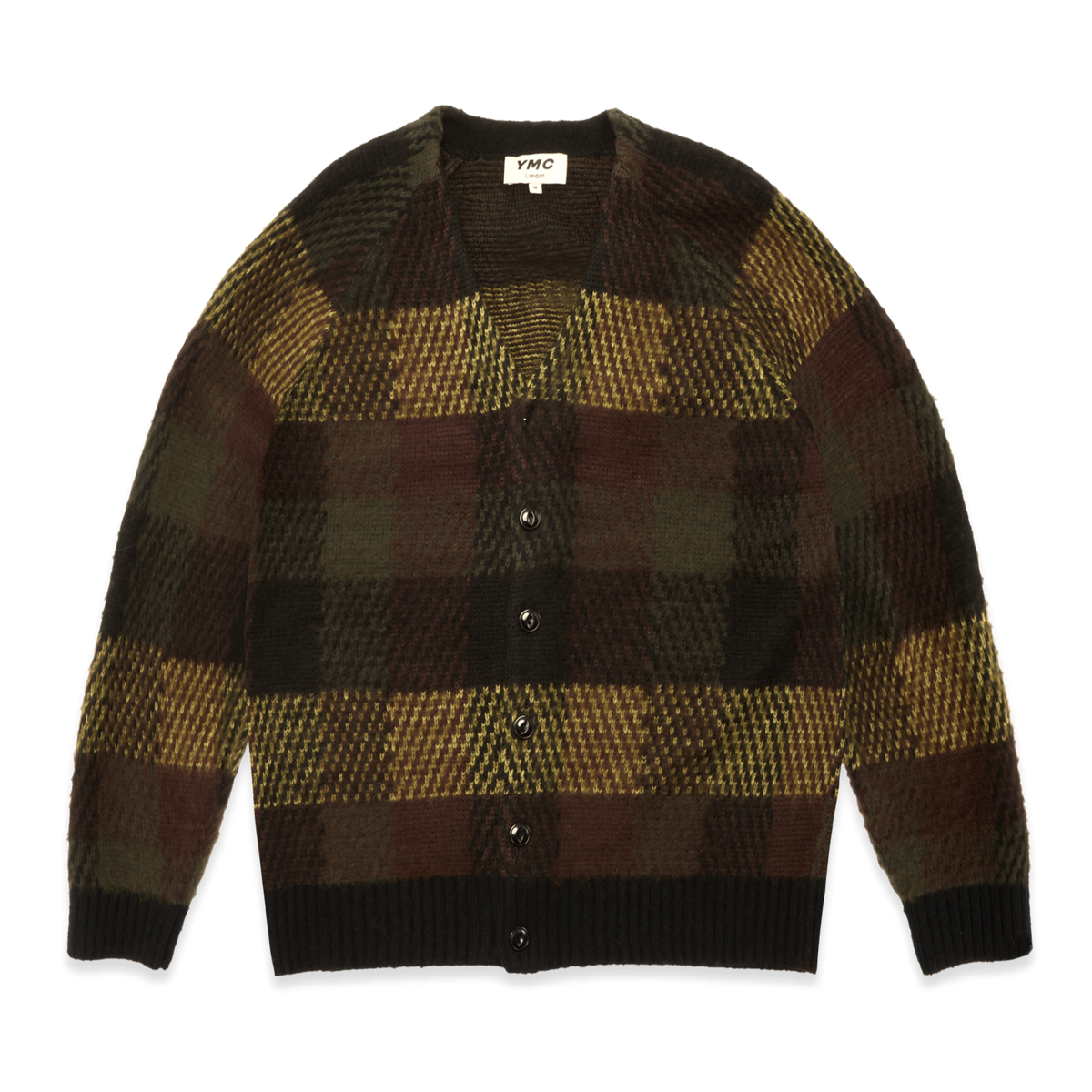 YMC Left Back Knit - Brown Multi