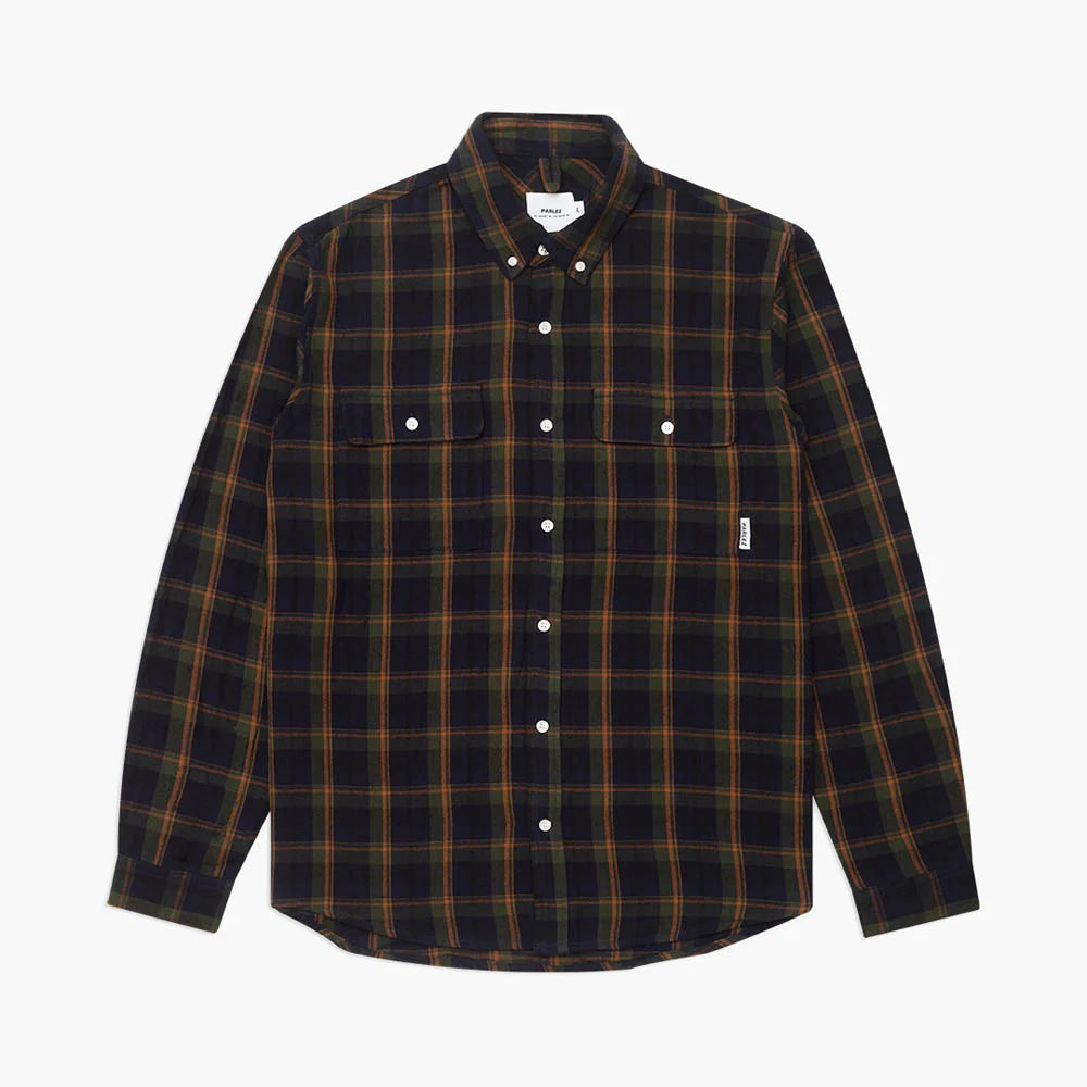 Parlez Carson Shirt - Green Check