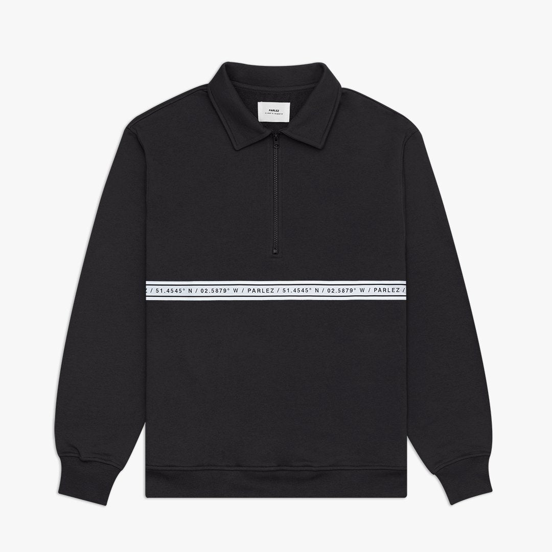 Parlez Payne 1/4 Zip - Black
