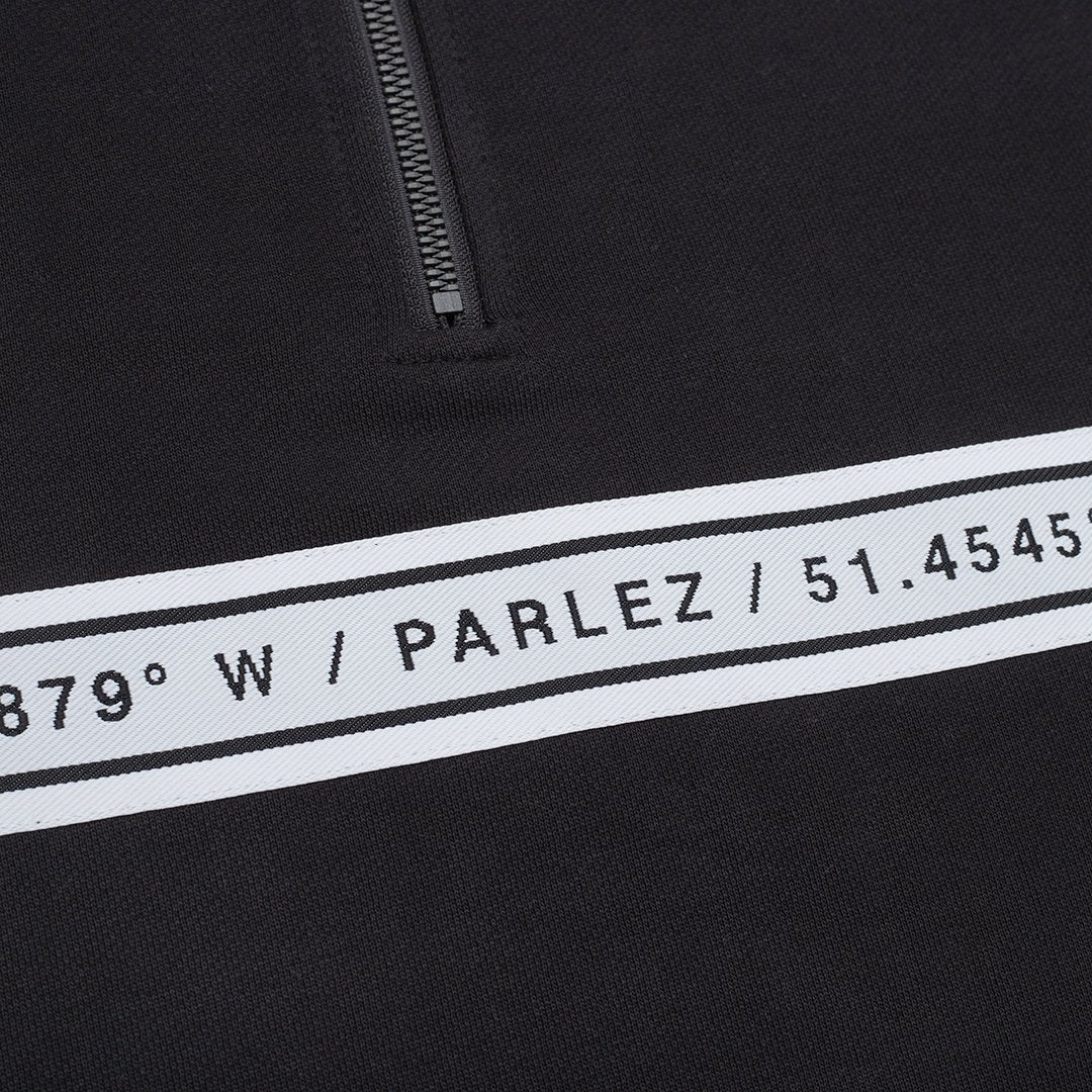 Parlez Payne 1/4 Zip - Black