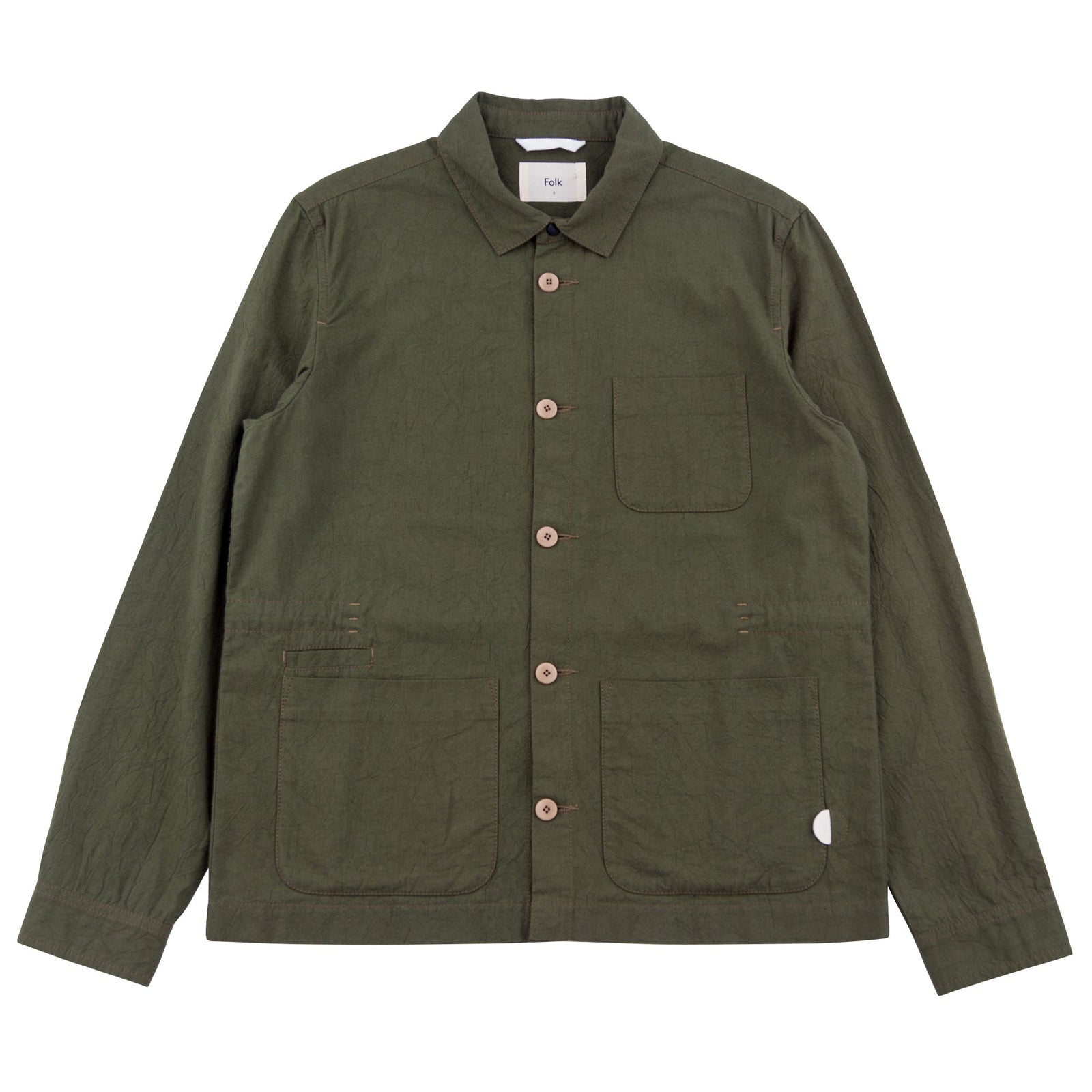 Folk Assembly Jacket - Olive Crinkle