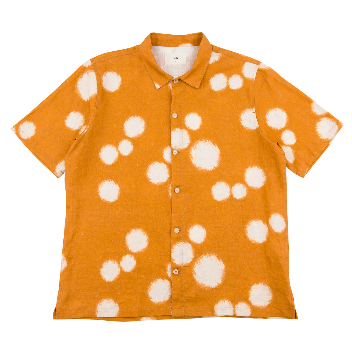 Folk Gabe Shirt - Ochre Dot Print