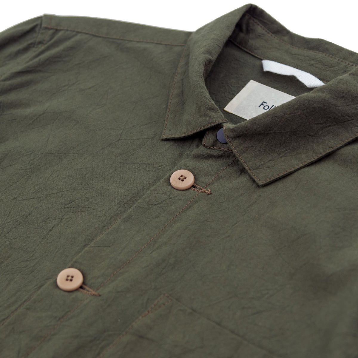 Folk Assembly Jacket - Olive Crinkle