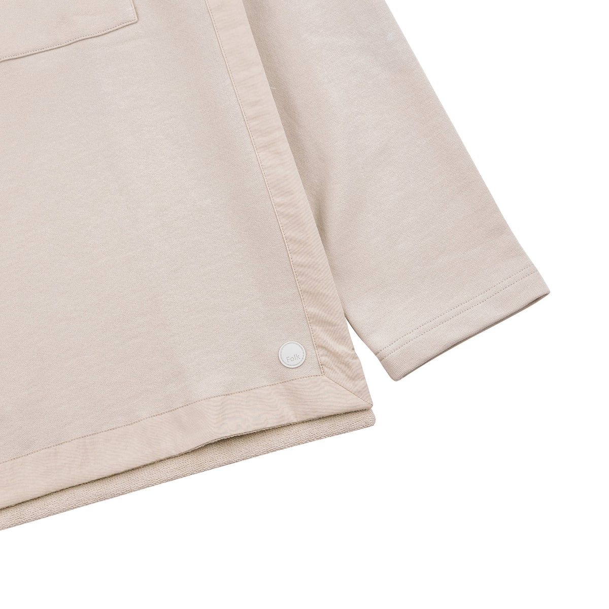 Folk Signal Half Zip - Stone