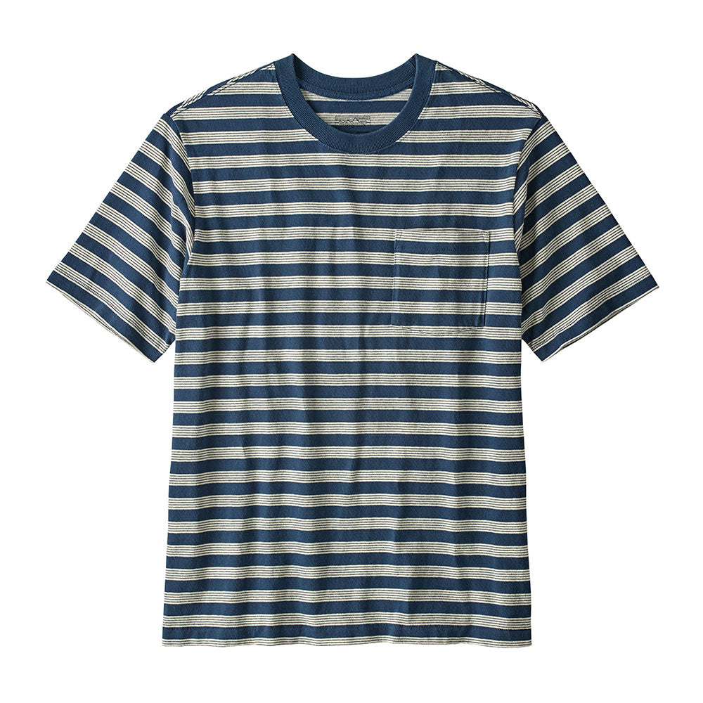 Patagonia Organic Cotton Pocket T-Shirt Carding Stone Blue