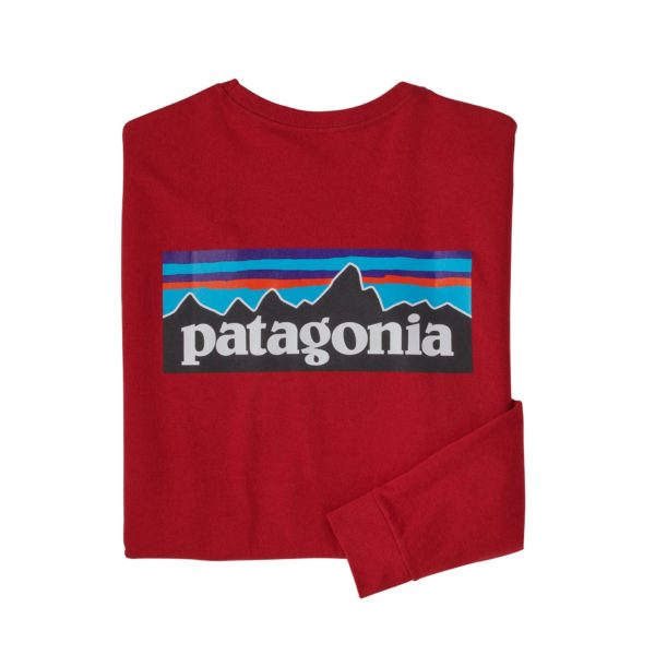 Patagonia LS P-6 T-Shirt - Sumac Red