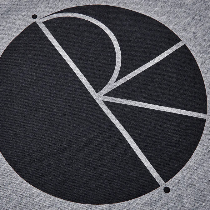 Polar Skate Fill Logo T-Shirt - Heather Grey