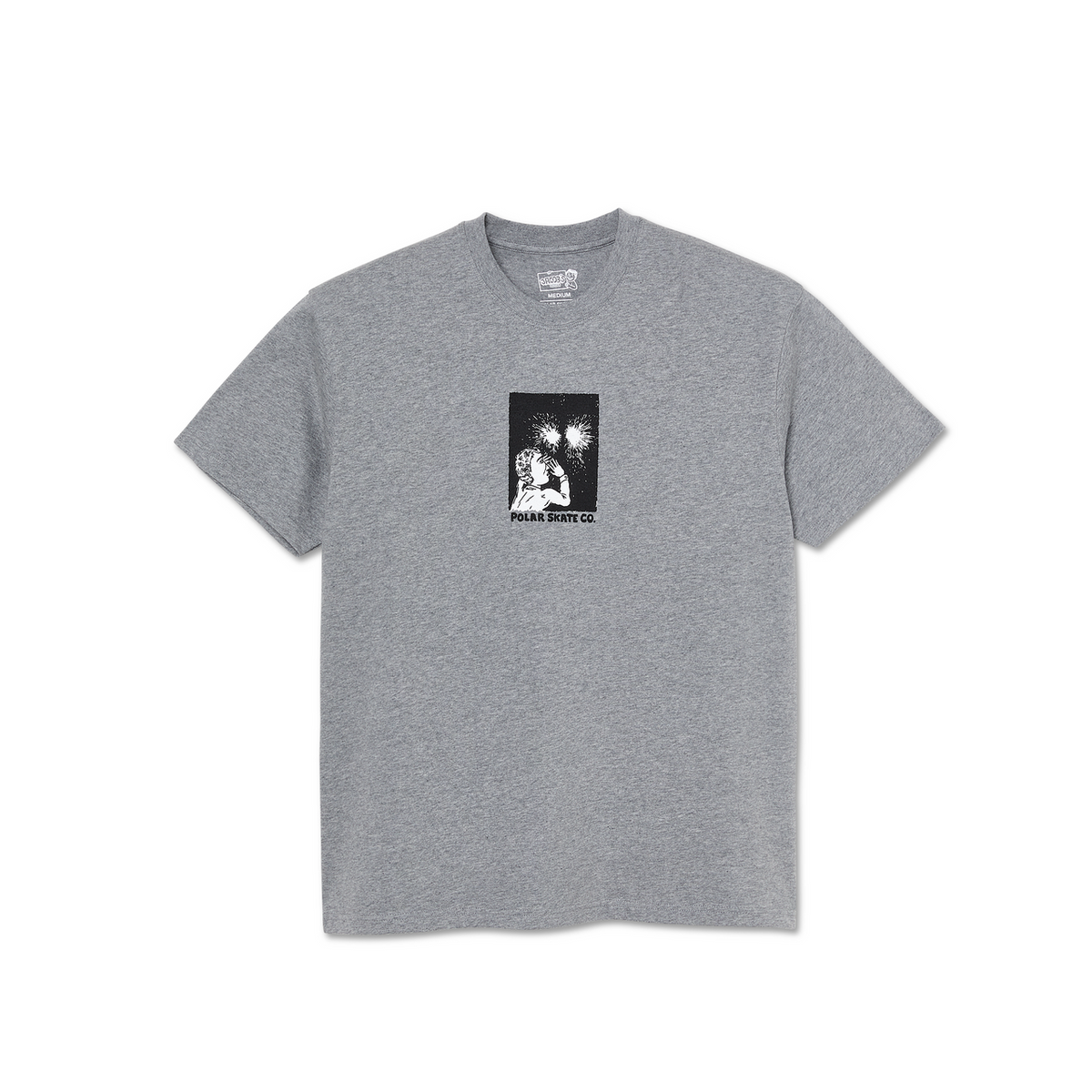 Polar Skate Fireworks T-Shirt - Heather Grey