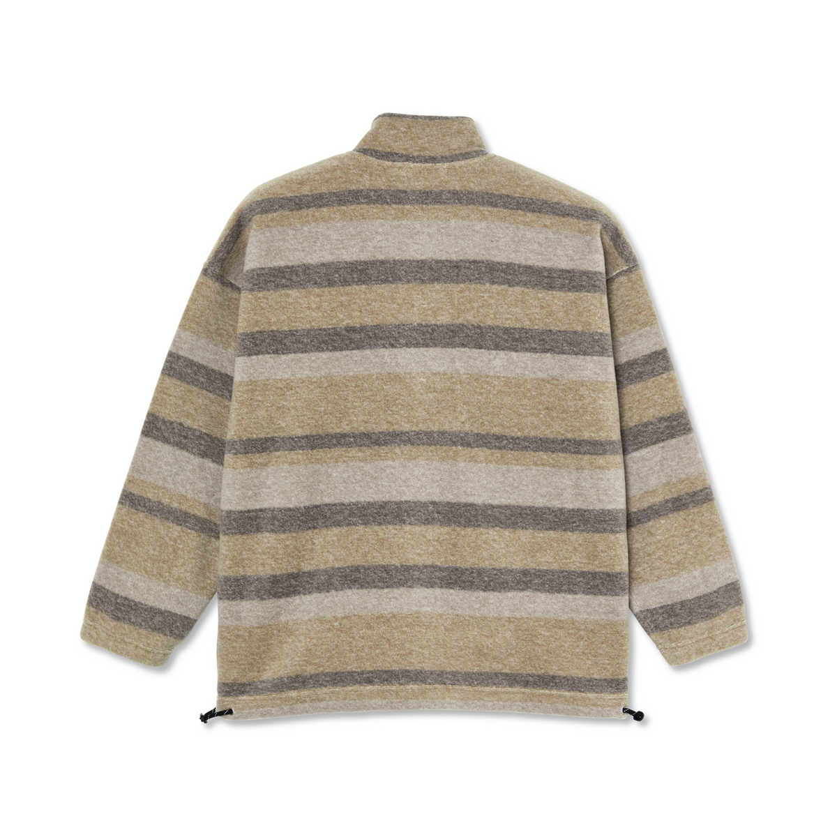 Polar Skate Multistripe Fleece Pullover - Light Brown