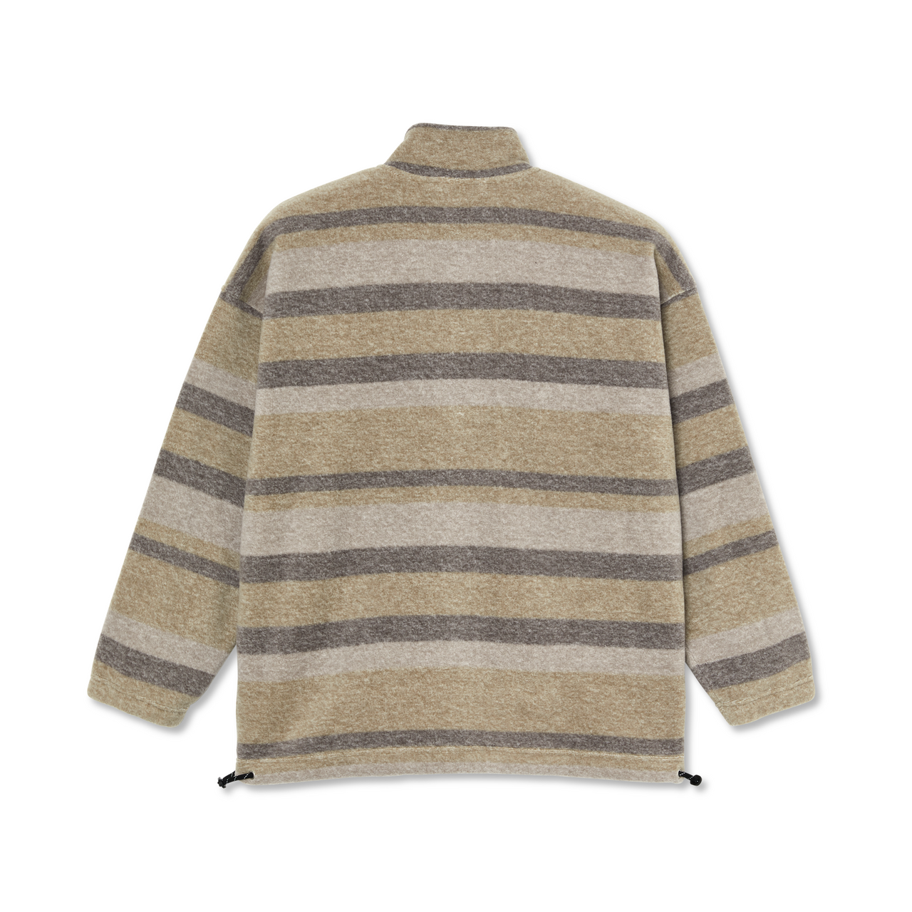 Polar Skate Multistripe Fleece Pullover - Light Brown