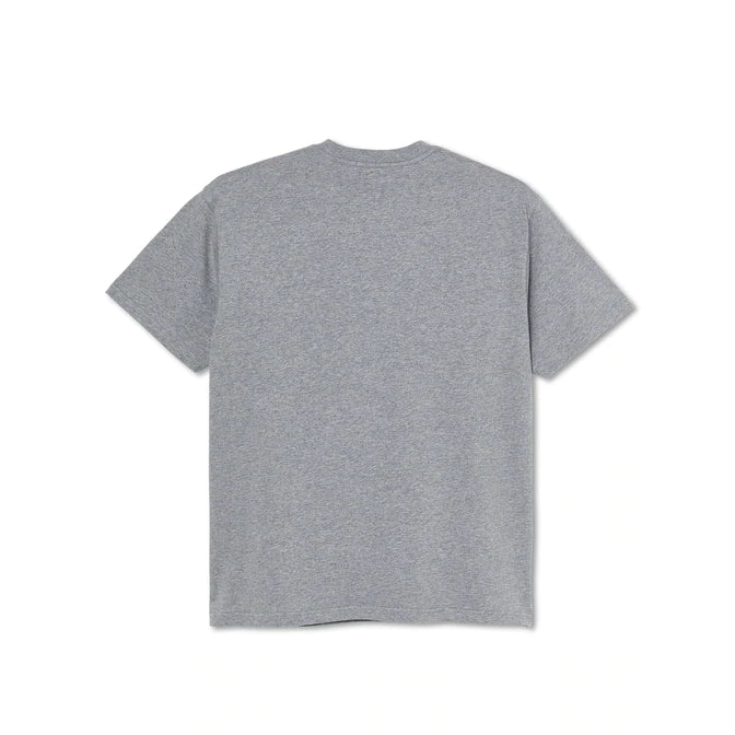 Polar Skate Vertical Logo T-Shirt - Heather Grey