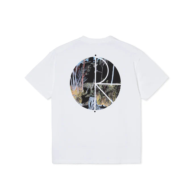 Polar Skate Forest Fill Logo T-Shirt - White