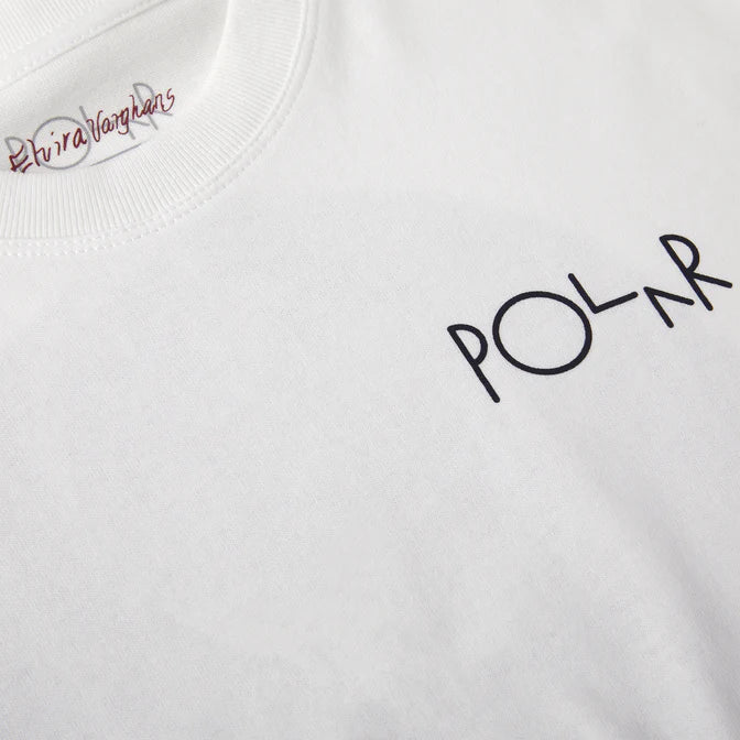Polar Skate Forest Fill Logo T-Shirt - White