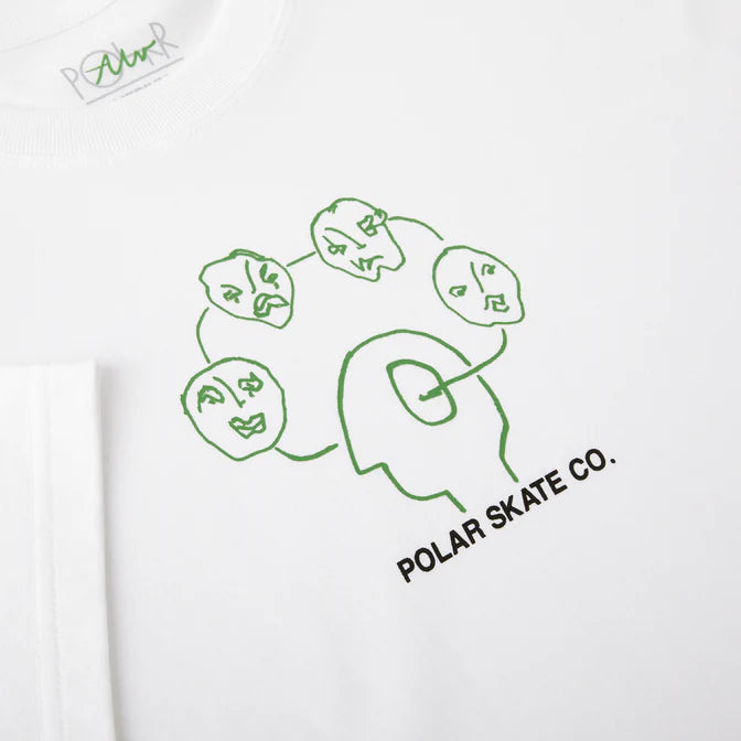 Polar Skate Head Space T-Shirt - White