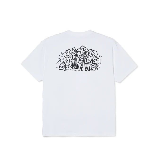 Polar Skate Lunch Doodle T-Shirt - White