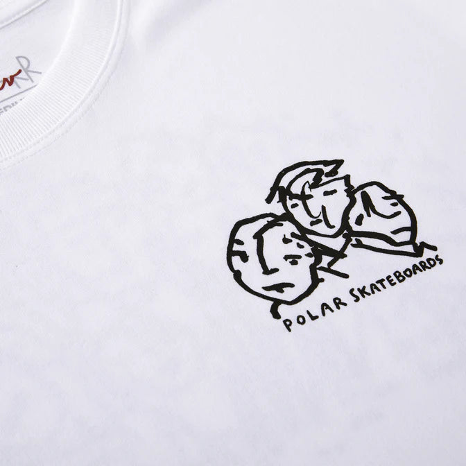 Polar Skate Lunch Doodle T-Shirt - White