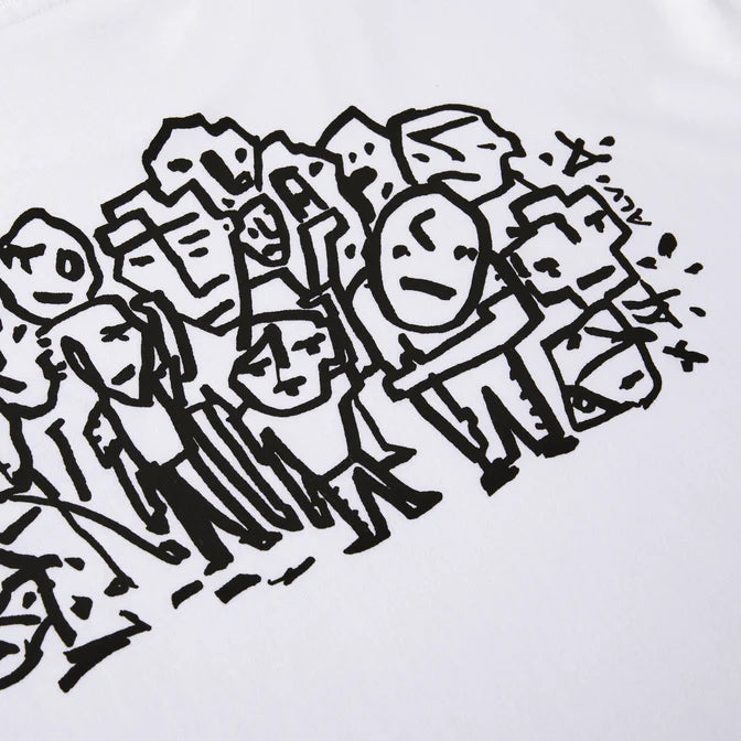 Polar Skate Lunch Doodle T-Shirt - White