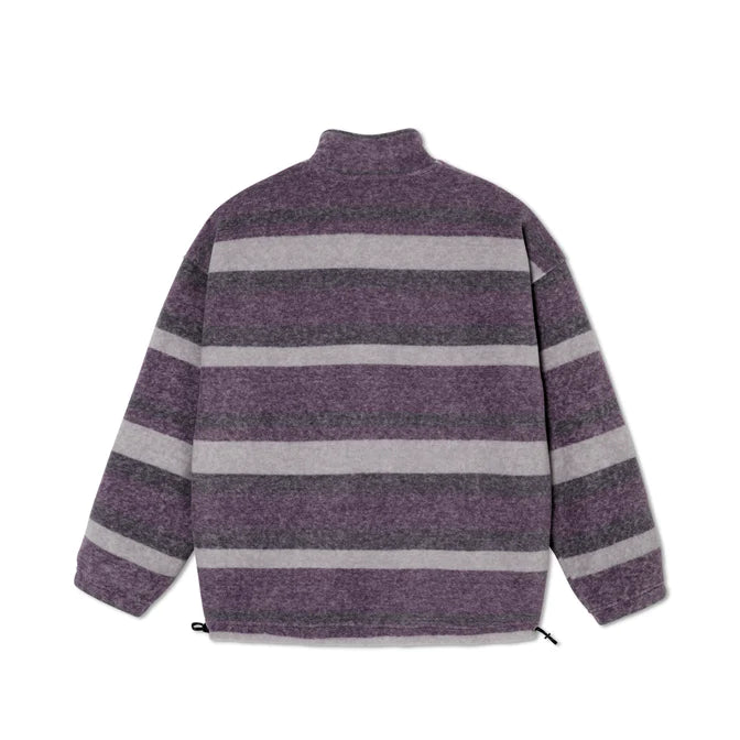 Buy the Polar Skate Stripe Fleece Purple - Light Purple | Jingo  