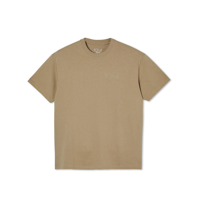 Polar Skate Stroke Logo T-Shirt - Antique Gold
