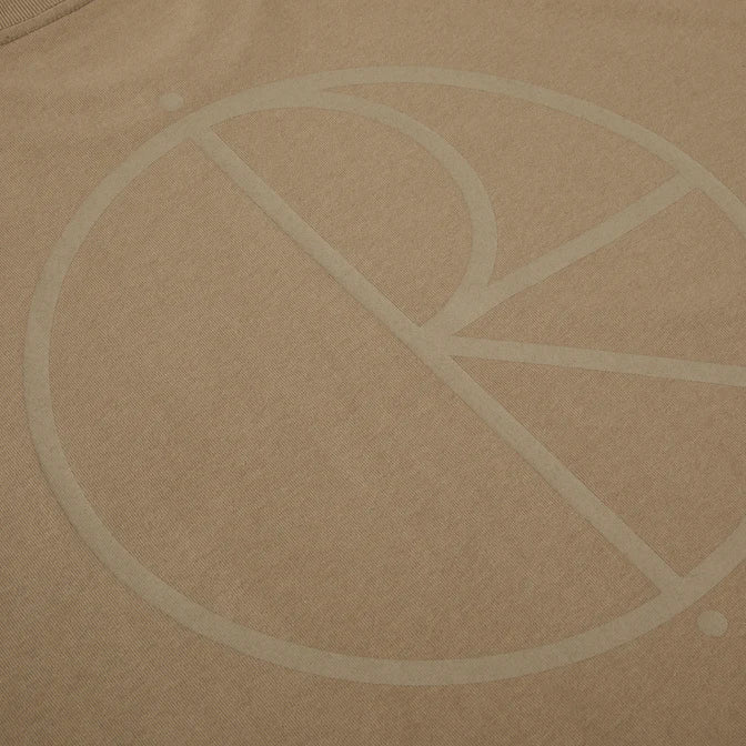 Polar Skate Stroke Logo T-Shirt - Antique Gold