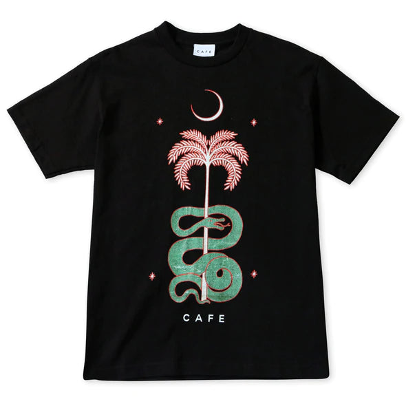 Skateboard Cafe Tree of Life T-Shirt - Black