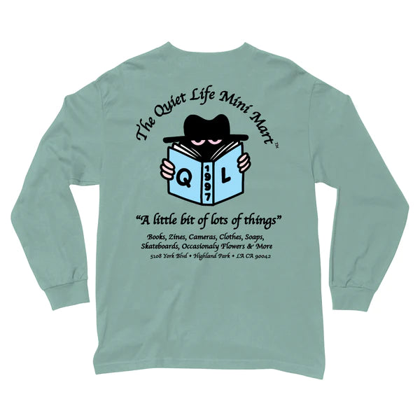 The Quit Life Book LS T-Shirt - Green