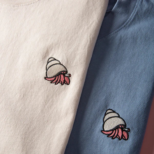 The Quiet Life Smoking Crab T-Shirt - Ocean