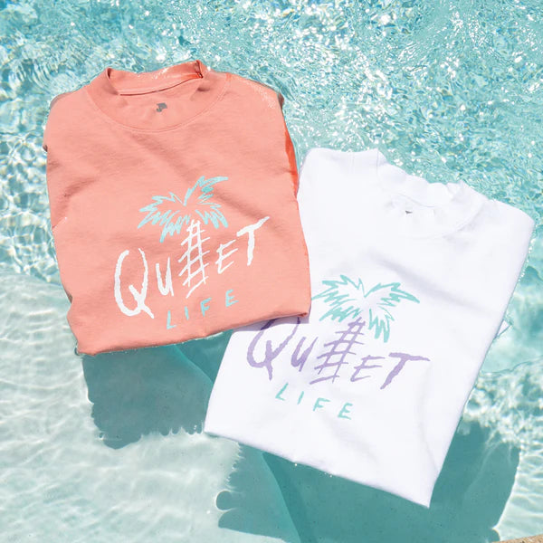 The Quiet Life Summer Palm T-Shirt - White
