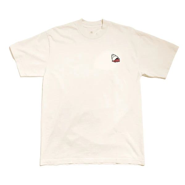 The Quiet Life Smoking Crab T-Shirt - Cream