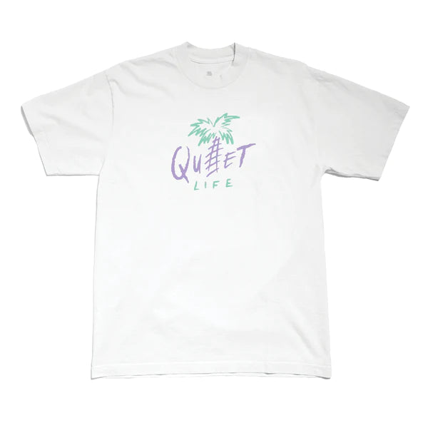 The Quiet Life Summer Palm T-Shirt - White