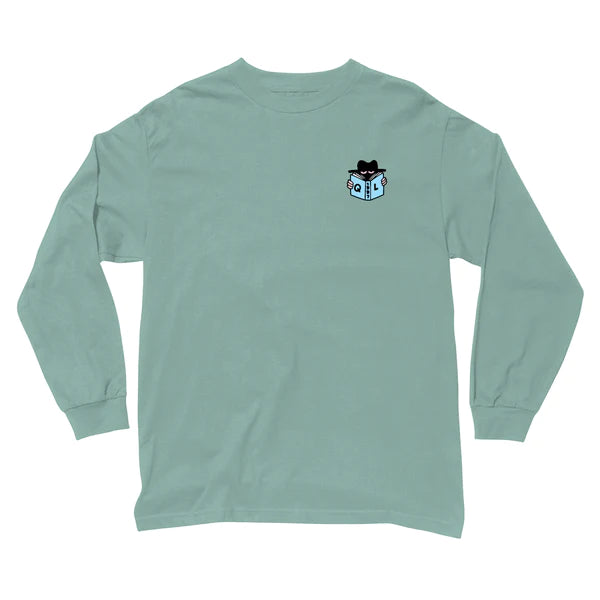 The Quit Life Book LS T-Shirt - Green