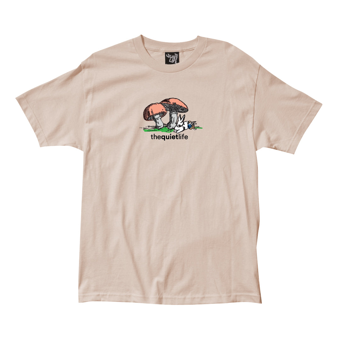 The Quiet Life Mushroom Origin T-Shirt - Sand