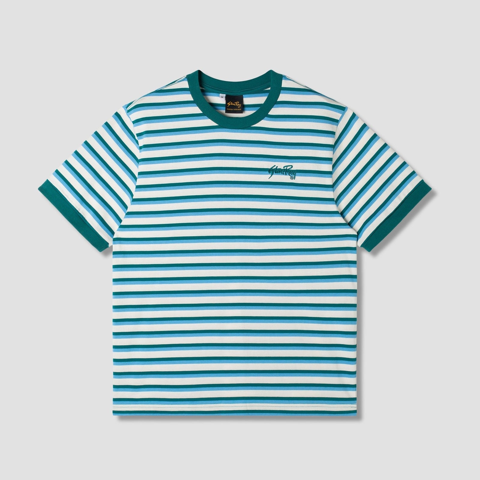 Stan Ray Ringer T-Shirt - Agave Stripe