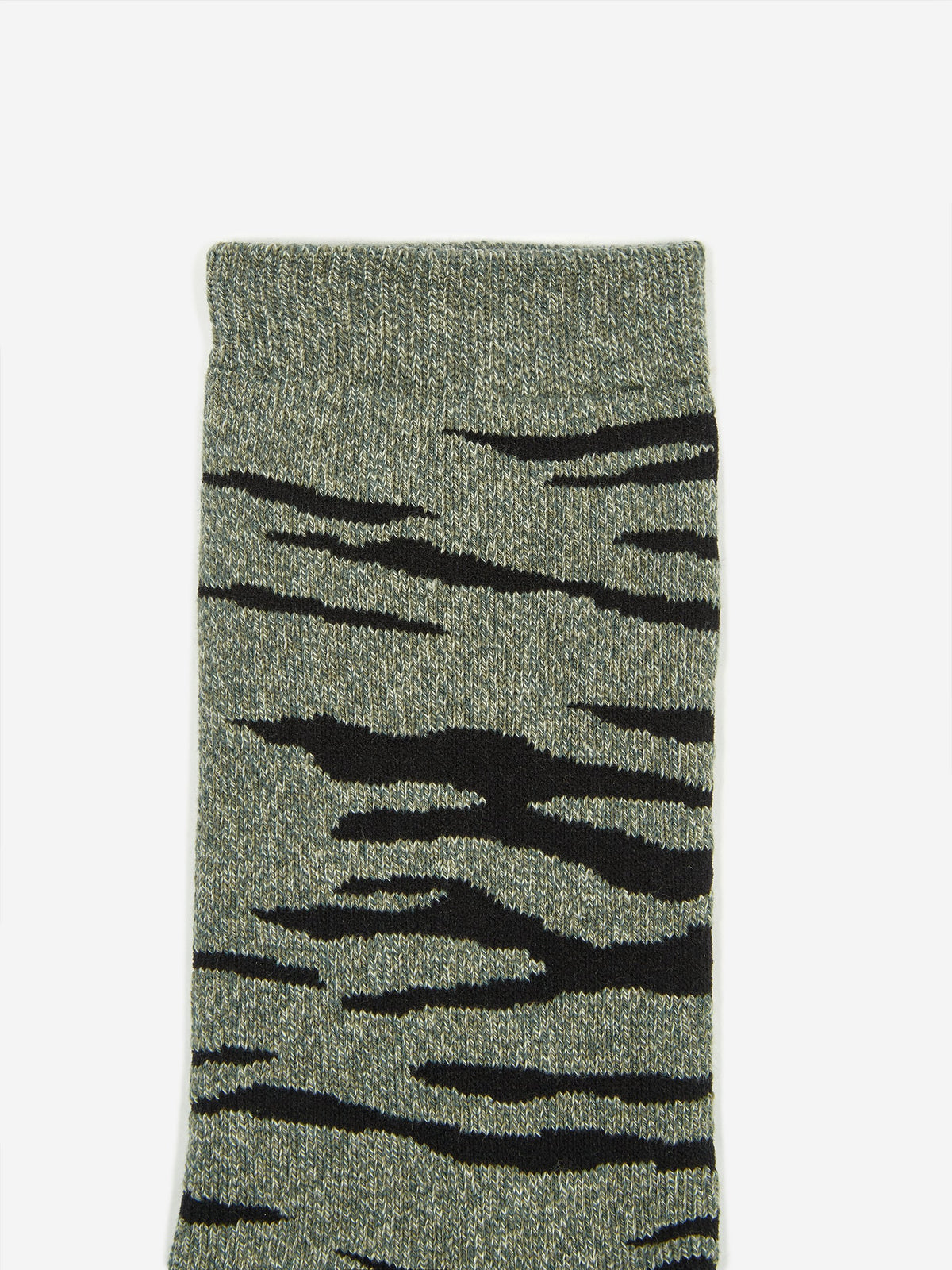 Rostersox Animal Sock - Green Zebra Print