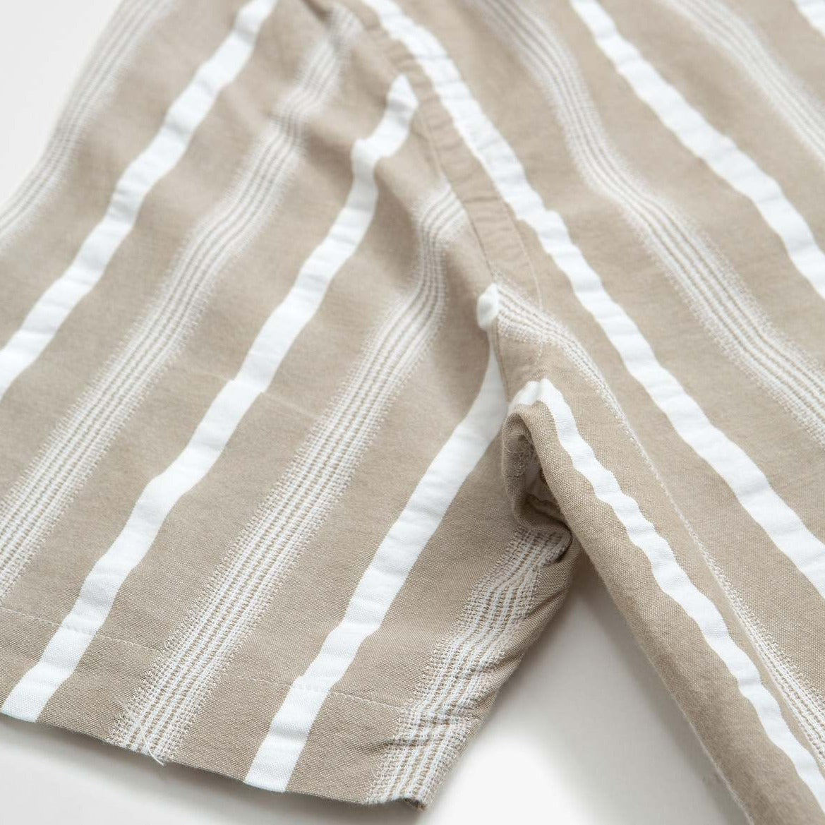Universal Works Road Shirt - Sand Togo Stripe