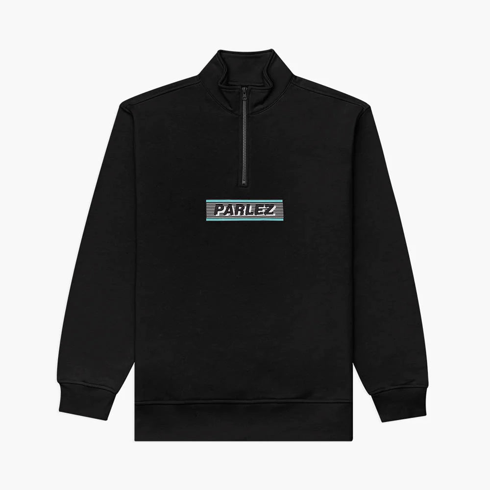 Parlez Salton 1/4 Zip - Black
