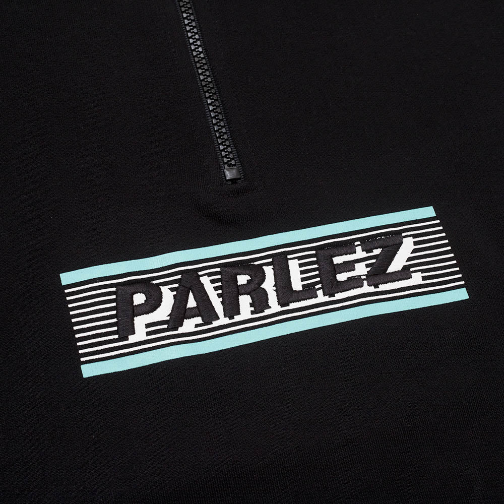 Parlez Salton 1/4 Zip - Black