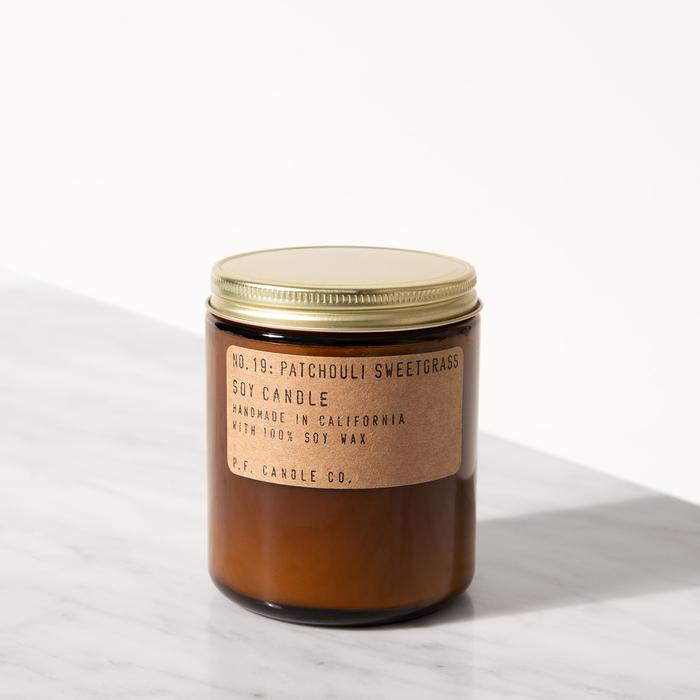 P.F. Candle Standard Candle - Patchouli Sweetgrass
