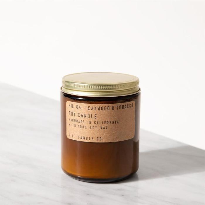 P.F. Candle Standard Candle - Teakwood &amp; Tobacco
