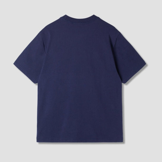 Stan Ray Wind-An-Script T-Shirt - Navy
