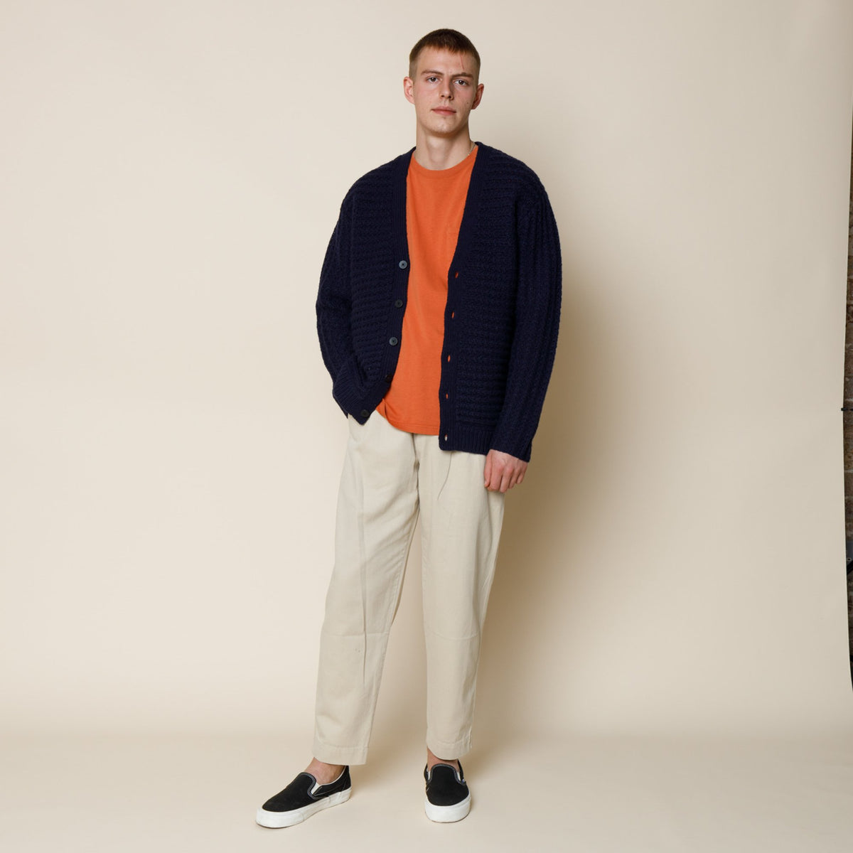 Folk Pocket Assembly T-Shirt Brick Red