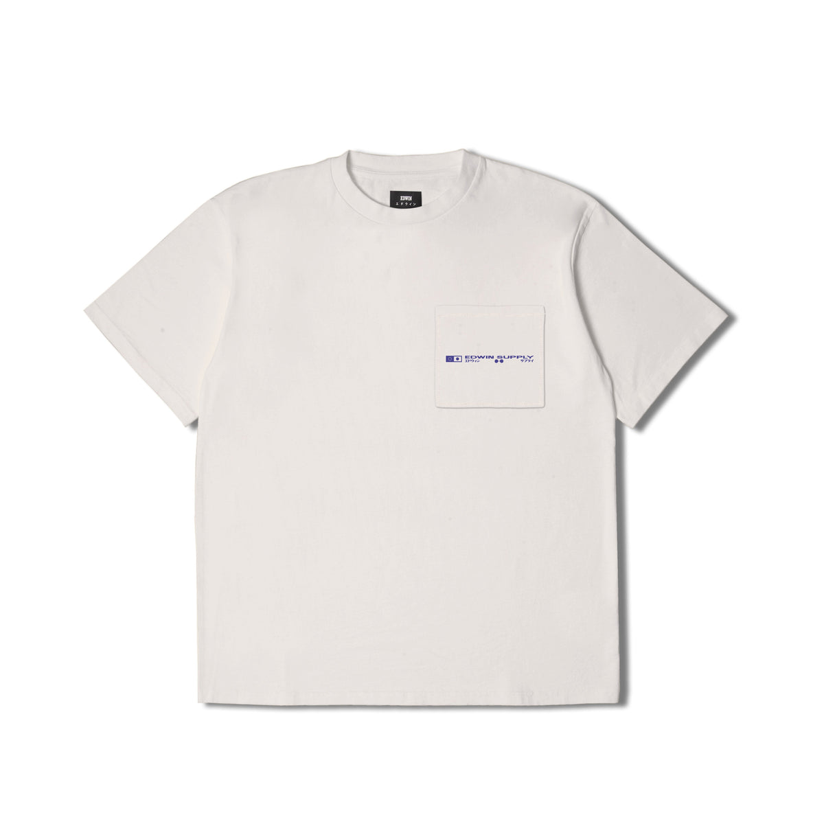 Edwin Crew Tee - Whisper White