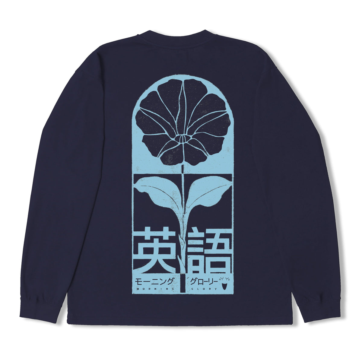 Edwin Early Call LS T-Shirt - Navy Blazer