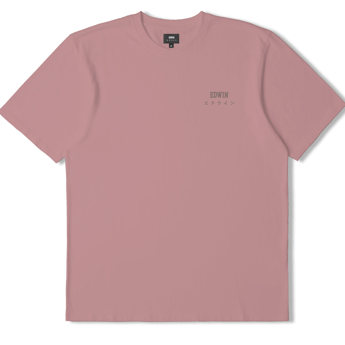 Edwin Logo Chest T-Shirt - Dusty Rose
