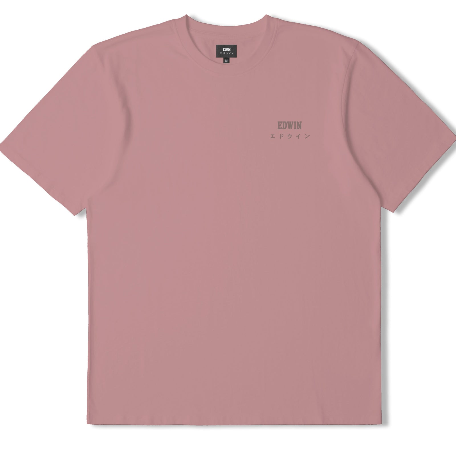 Edwin Logo Chest T-Shirt - Dusty Rose