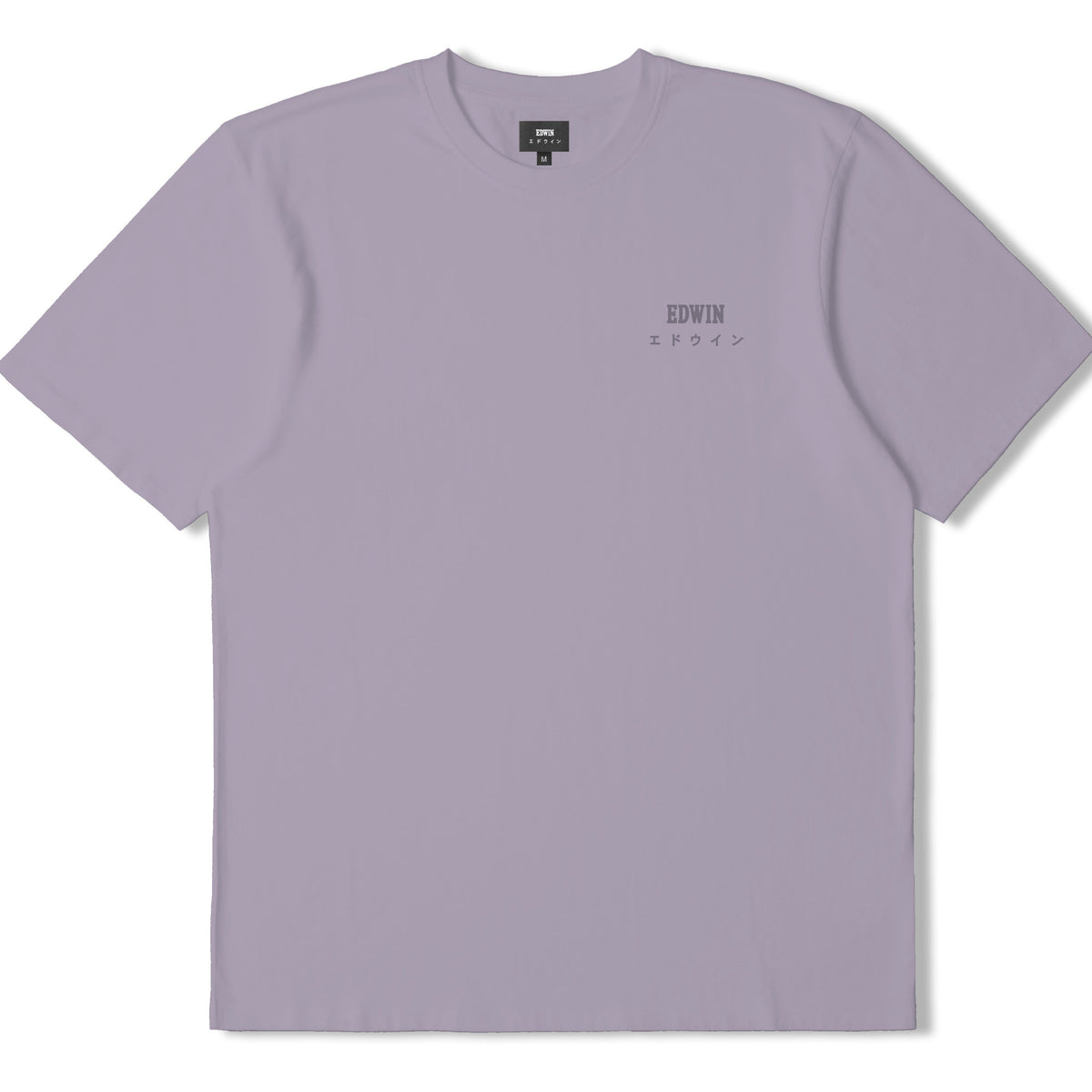 Edwin Logo Chest T-Shirt - Lavender