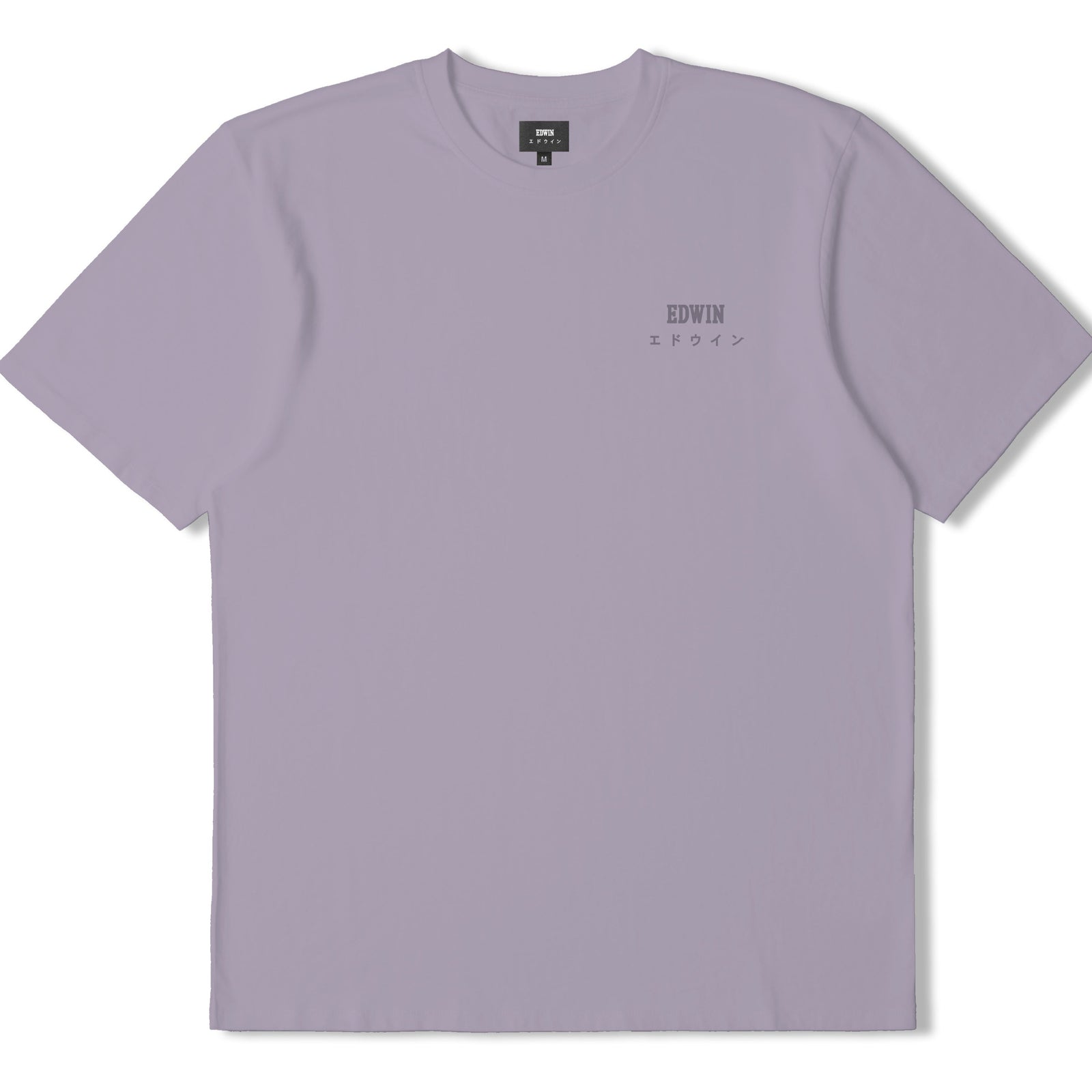 Edwin Logo Chest T-Shirt - Lavender