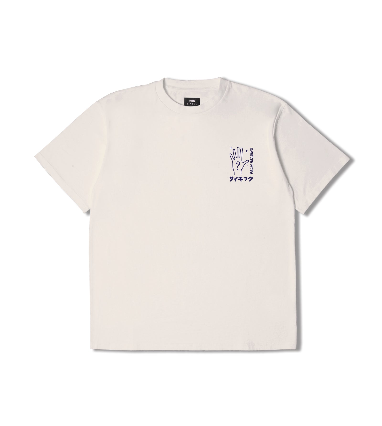 Edwin Psychic Ika T-Shirt - Whisper White